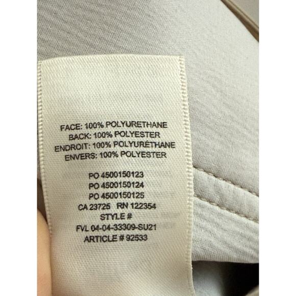 Aritzia Wilfred Faux Leather Long Sleeve Shirt Jacket Ganna Shacket Size Small - Picture 5 of 11